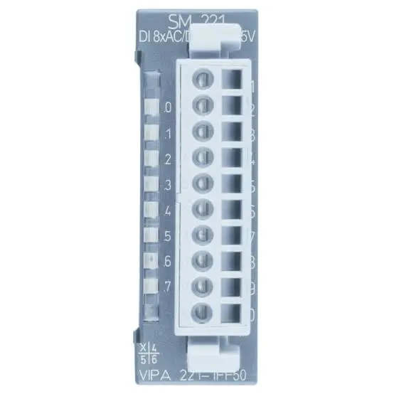 VIPA 221-1FF50 - SM221 Digital Input, 8DI, 180-265VAC