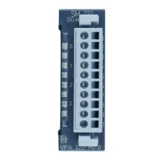 VIPA 222-1HD10 - SM 222 Digital Output Module, 4 Relay Outputs, 230VAC/30VDC, 5A