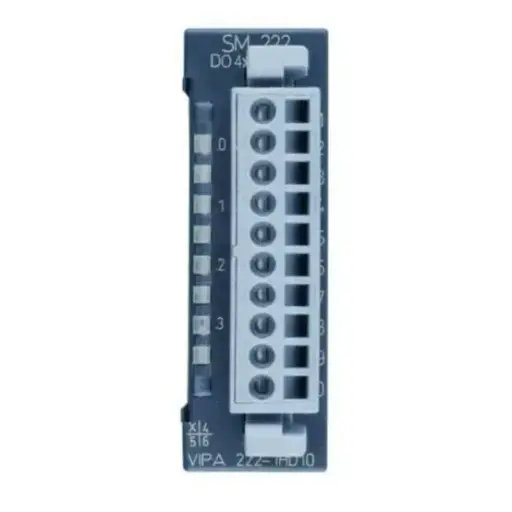 VIPA 222-1HD10 - SM 222 Digital Output Module, 4 Relay Outputs, 230VAC/30VDC, 5A